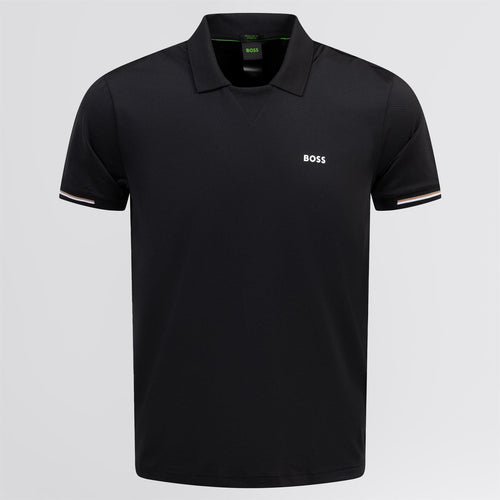 Palle Mesh Polo Black
