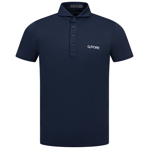 Essential Tech Pique Embroidered Slim Fit Polo Twilight - 2023