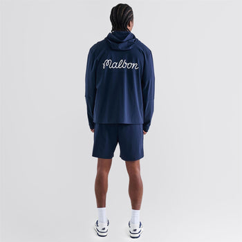 Malbon Golf Performance Full Zip Shell Jacket Navy | TRENDYGOLF UK