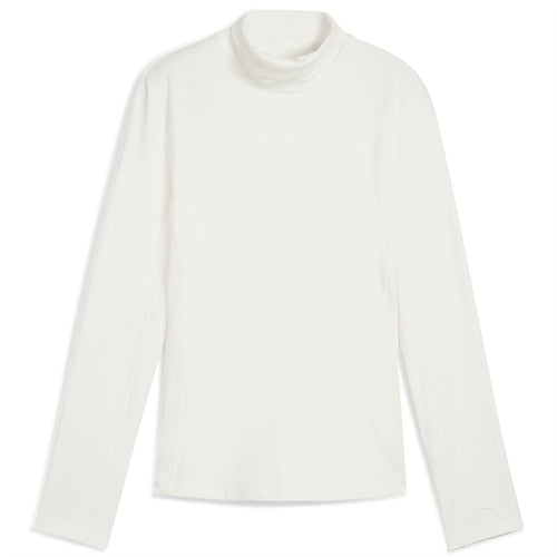 Womens Lucy Mockneck Base Layer Warm White - AW24