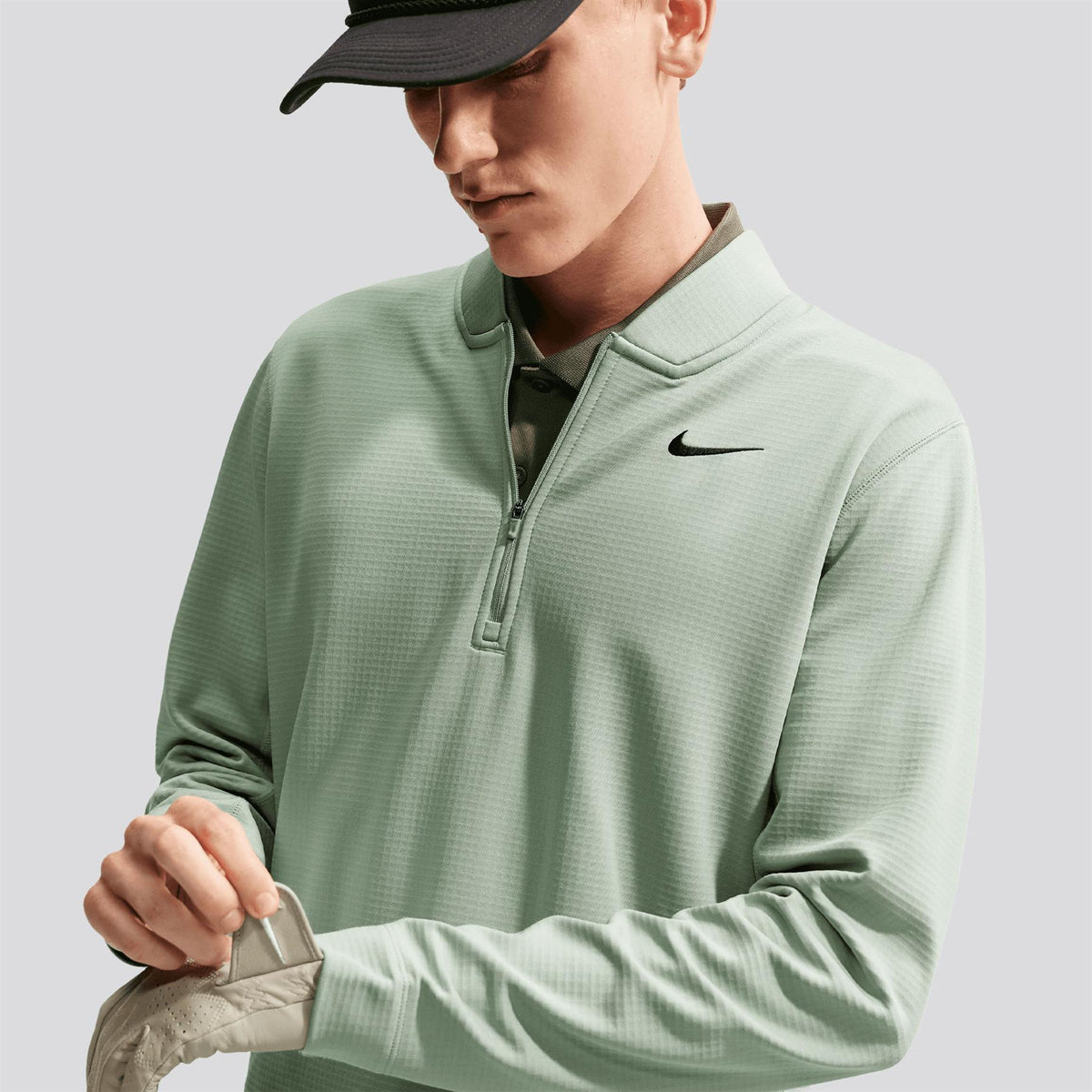 Tech-FIT Velocity Half Zip Top Jade Horizon/Black