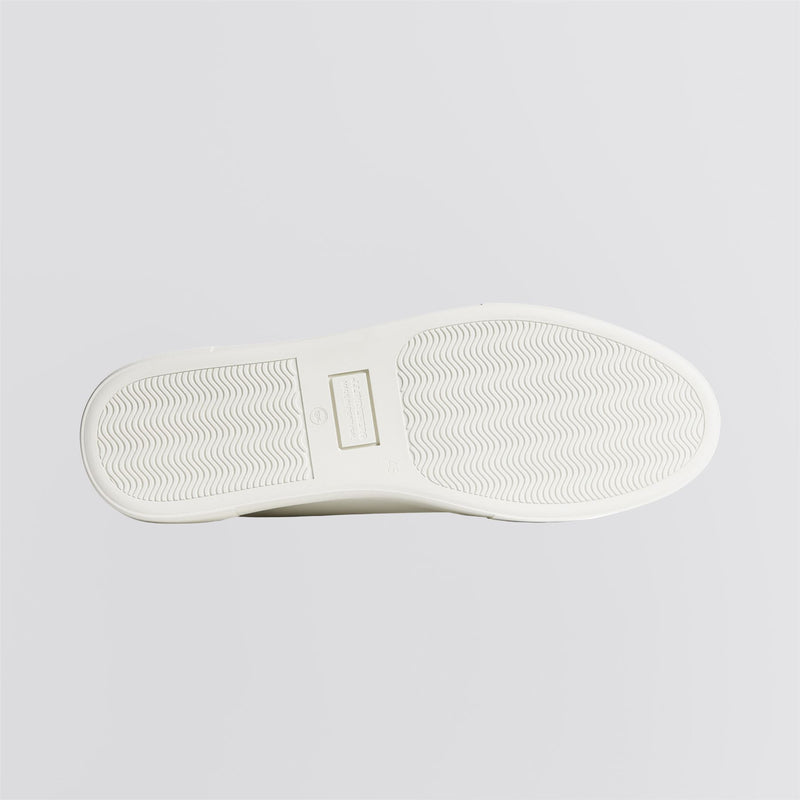 Art Signature Leather Sneakers White