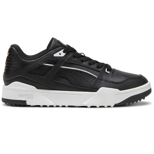 Chaussures de golf imperméables sans crampons en cuir Slipstream Noir/Blanc - SS24