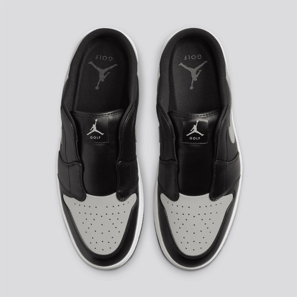 Air Jordan 1 Mule Golf Shoes Black/Medium Grey