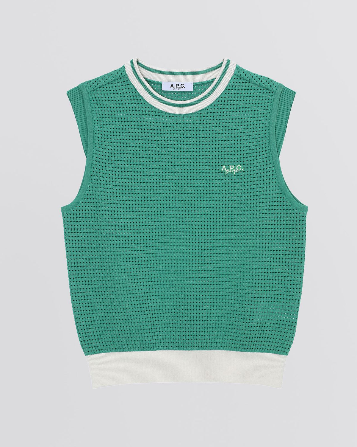 Ignes Knit Vest Green