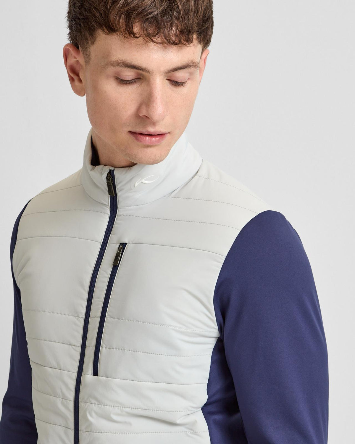 Reach Hybrid Jacket Alloy/Atlanta Blue