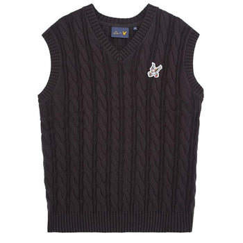 x BOC Friends of Feathers Cable Knitted Gilet Phantom