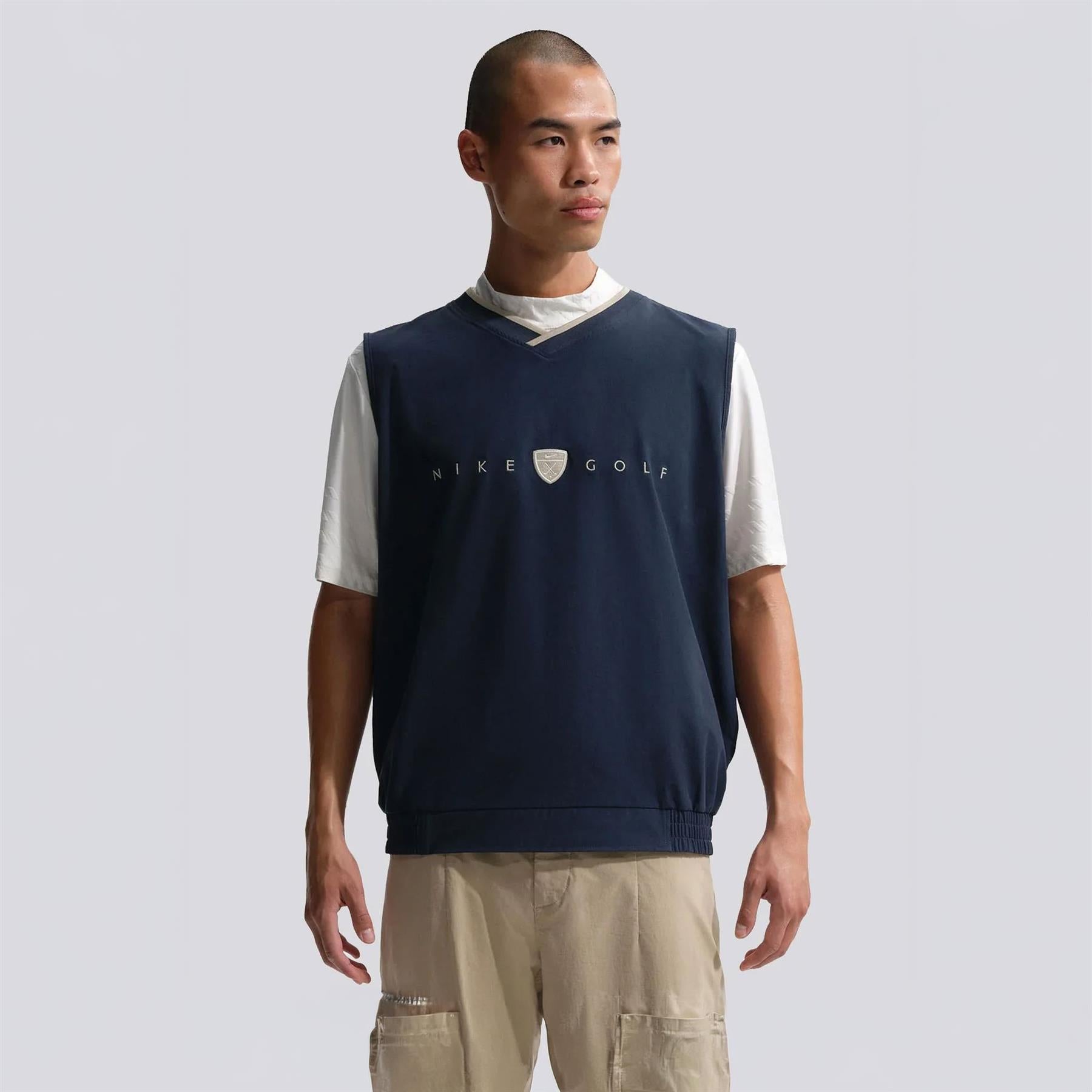 Dri-FIT Fairway Fresh Wind Vest College Navy/Limestone