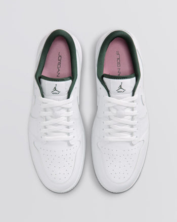 Jordan Golf Air Jordan 1 Low Spiked Golf Shoes White | TRENDYGOLF UK