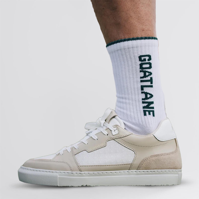 Goat Signature Socks White