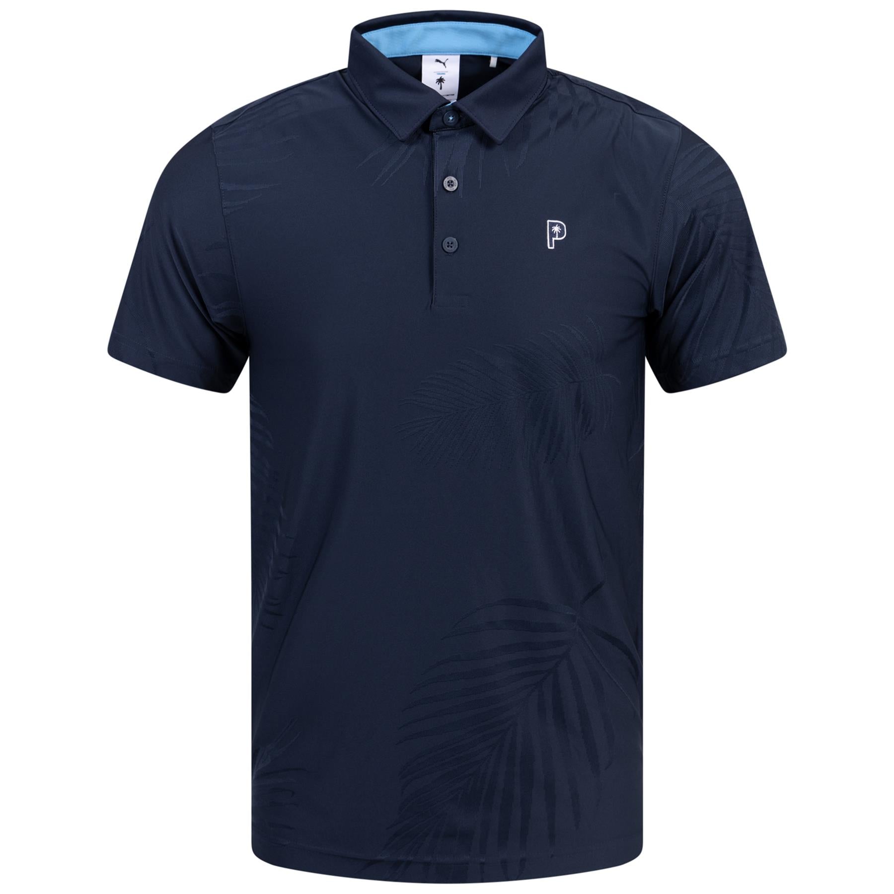 x PTC Jacquard Polo Deep Navy