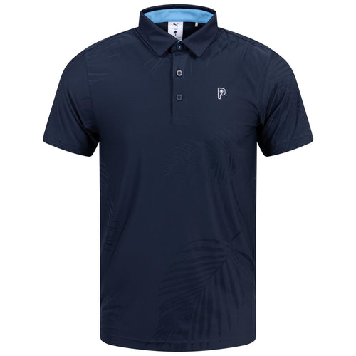 x PTC Jacquard Polo Deep Navy - AW24