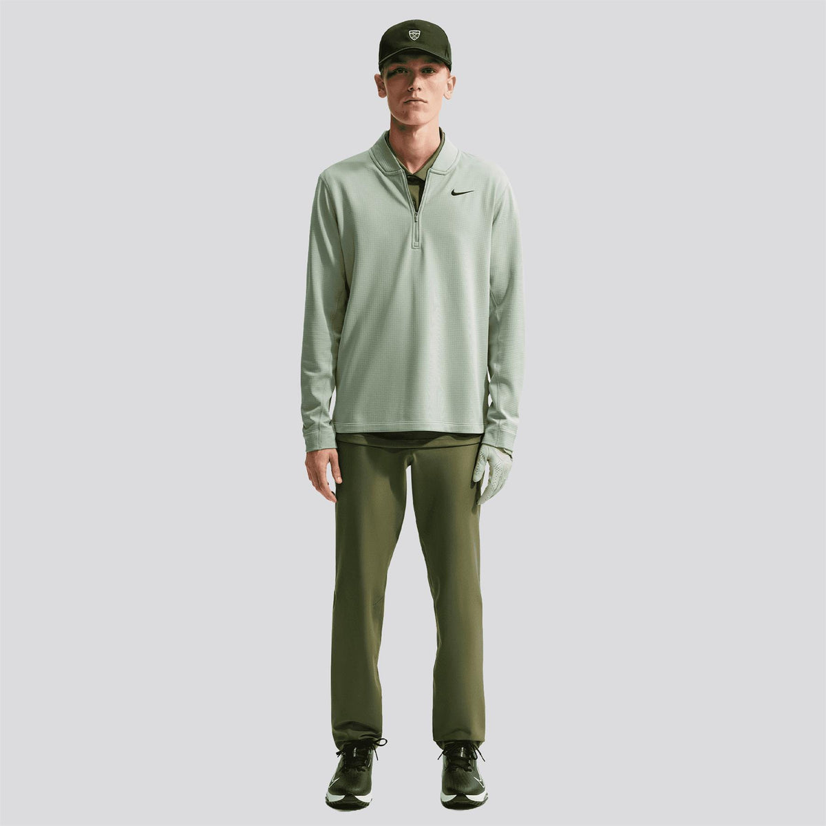 Tech-FIT Velocity Half Zip Top Jade Horizon/Black