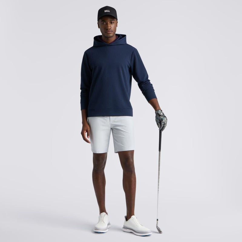 Pebble Quilted Hoodie Twilight