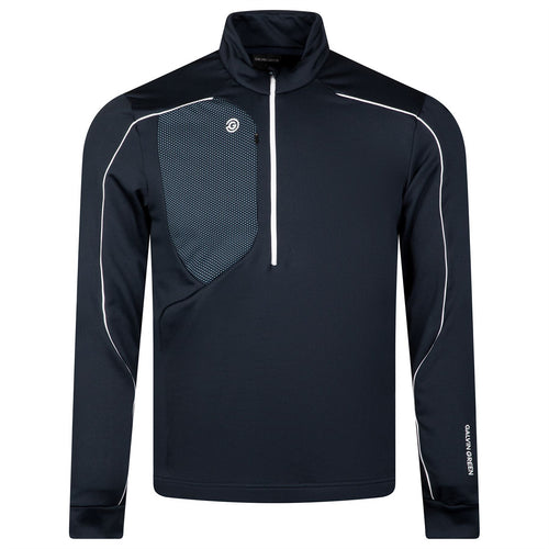 Dave INSULA Warm Half Zip Mid Layer Navy/White - AW24