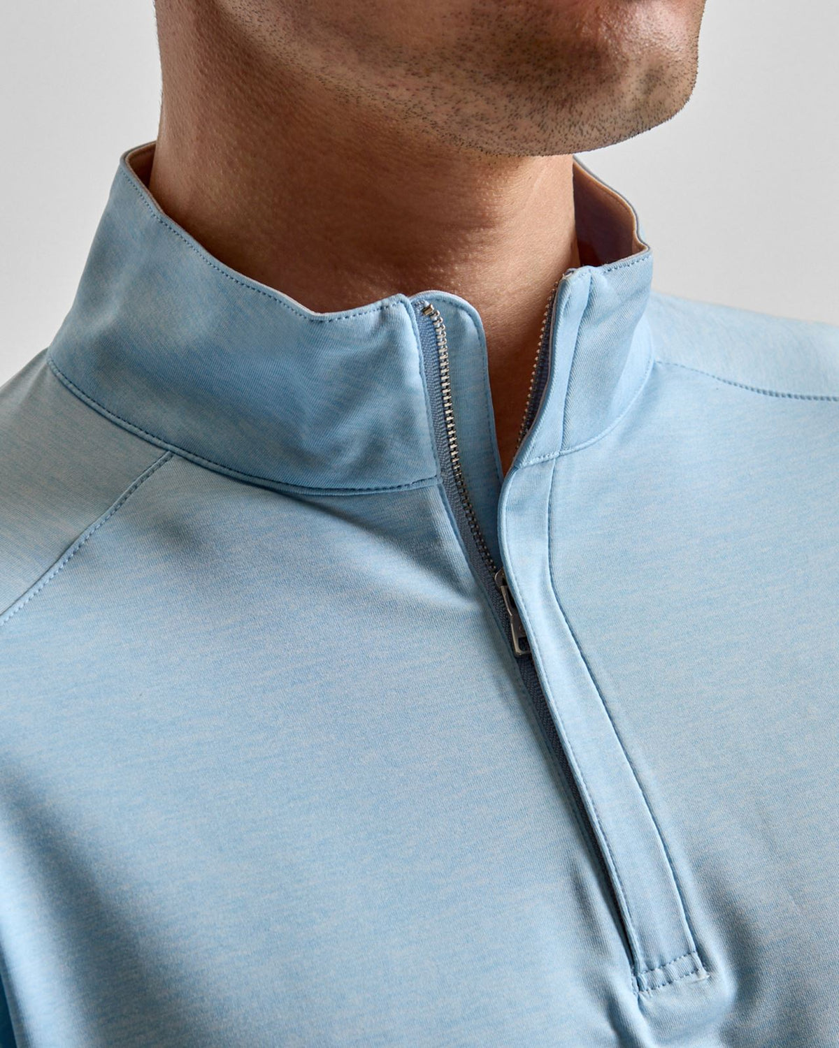 Stealth Performance Quarter-Zip Mid Layer Blue Frost