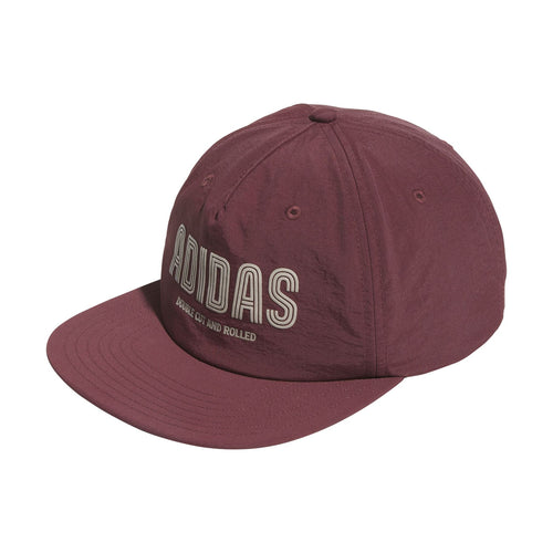 Puff Print Double Cut 5-Panel Cap Aurora Ruby - SS25