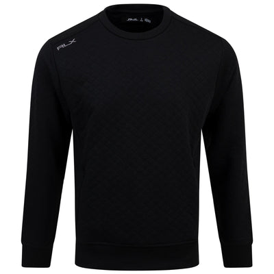 Sweat-shirt RLX Classic Fit Luxury Performance Noir - SS24