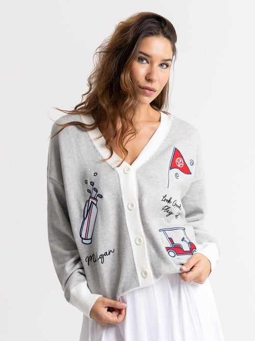 Sophie Cardigan Grey Multi