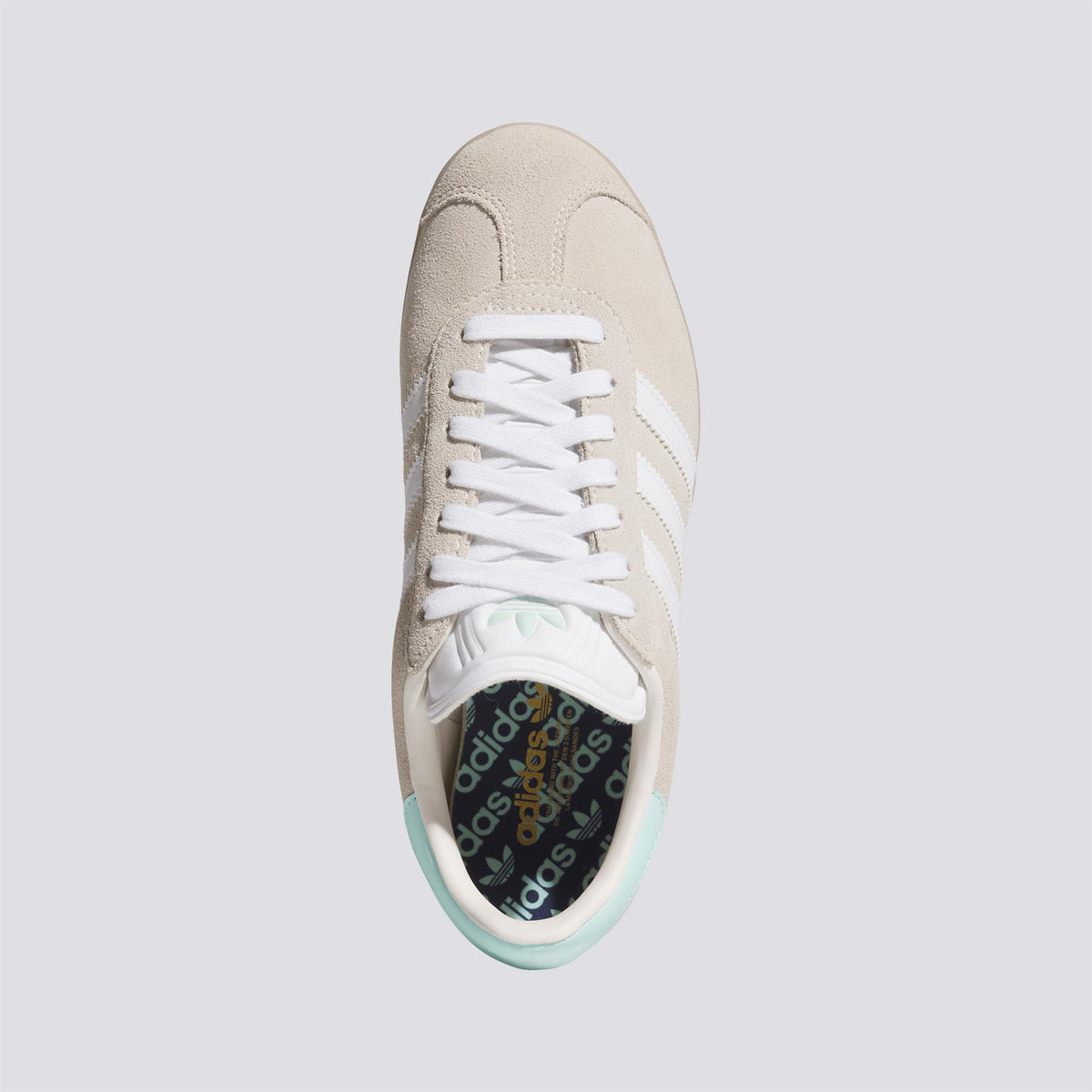 Gazelle Spikeless Golf Shoes Chalk White/Footwear White/Clear Mint