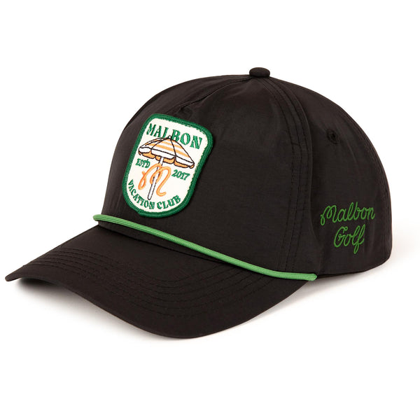 新品 Malbon X CLUBHAUS Tour Cap ブラック Malbon X CLUBHAUS Tour Cap - Black