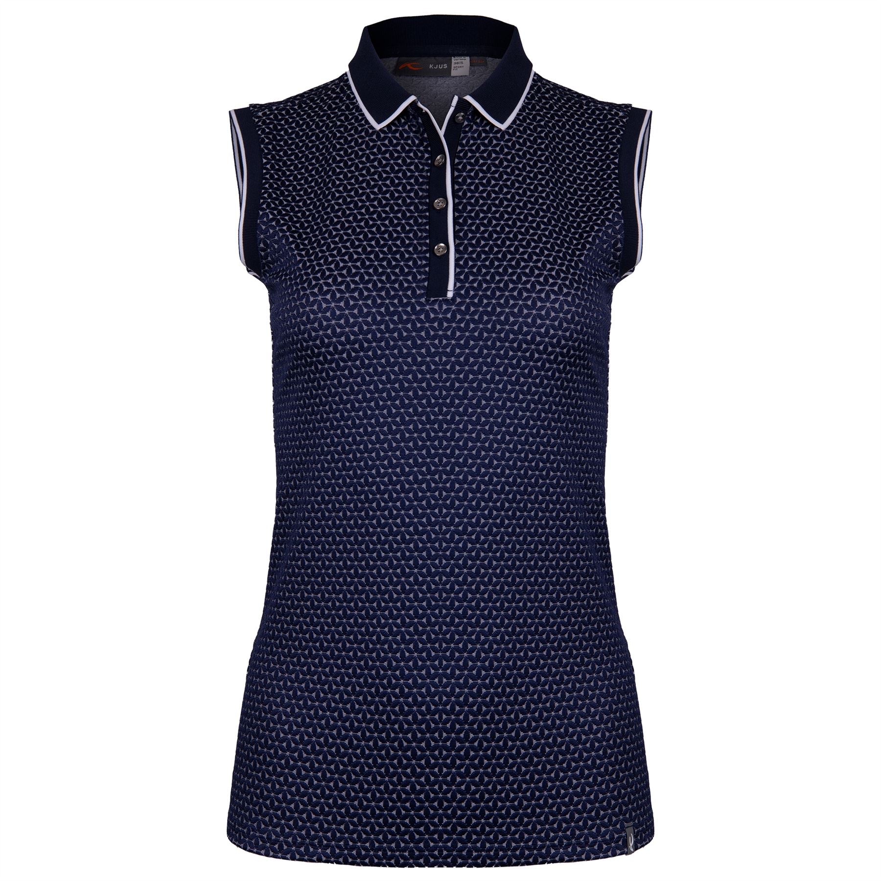 Ella Structure SL Polo Atlanta Blue/White