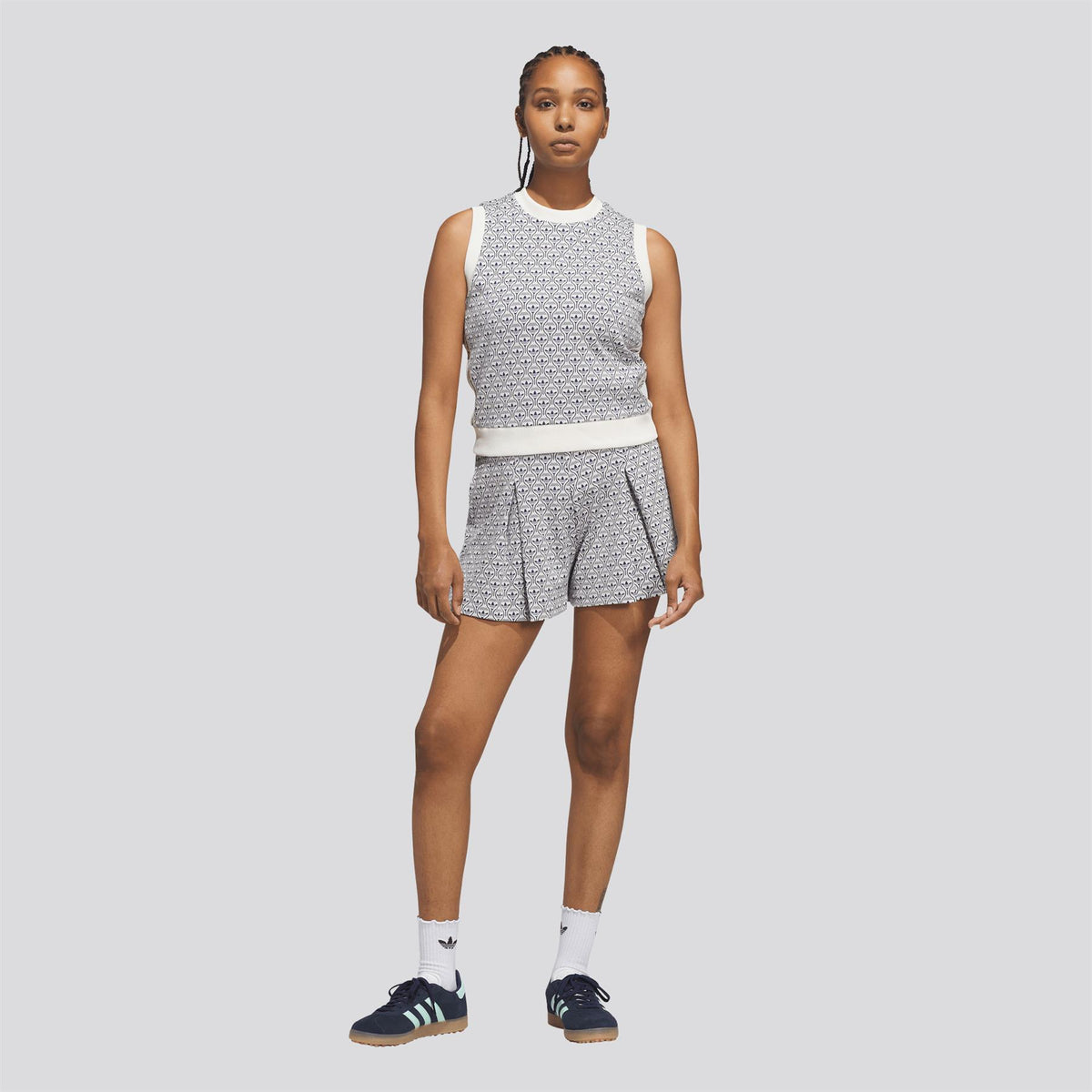 Originals All Over Vest Chalk White/Night Indigo