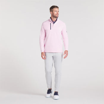 x AP Cloudspun Tech Quarter Zip Pale Pink