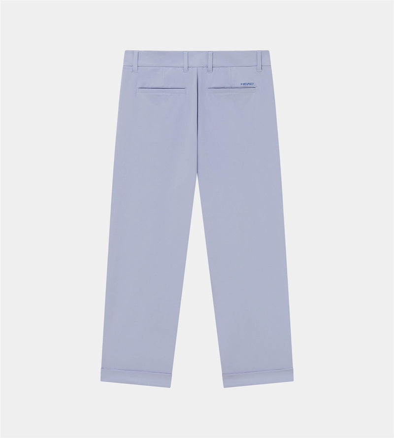Double Pleated Trousers Dusty Blue