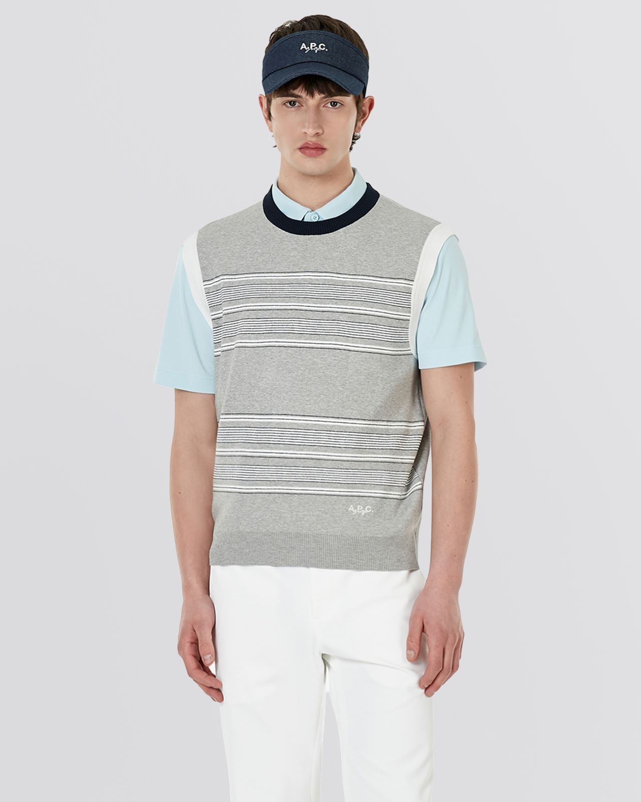 Sacha Knit Sweater Vest Grey
