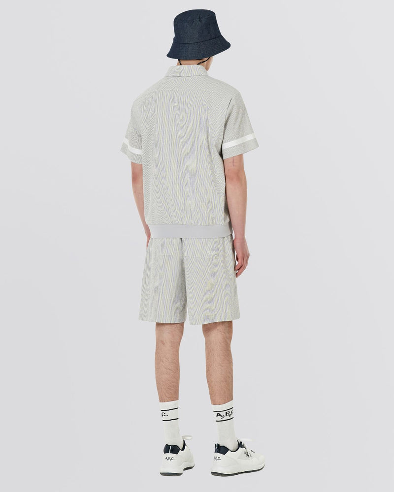 Jean Polo Shirt Co-Ord Grey