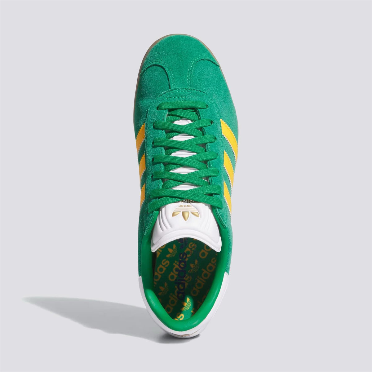 adidas Originals Gazelle Spikeless Golf Shoes Green/Crew Yellow/Footwear White