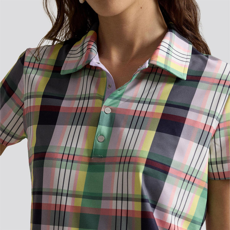 RLX Printed Lightweight Airflow Polo Spring Madras