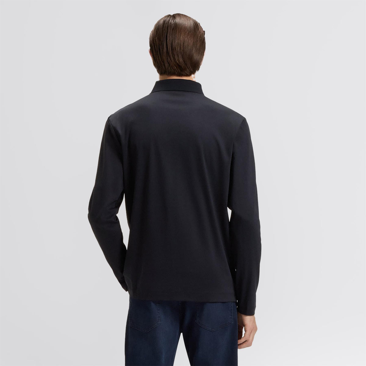 C-Paley 01 LS Polo Dark Blue