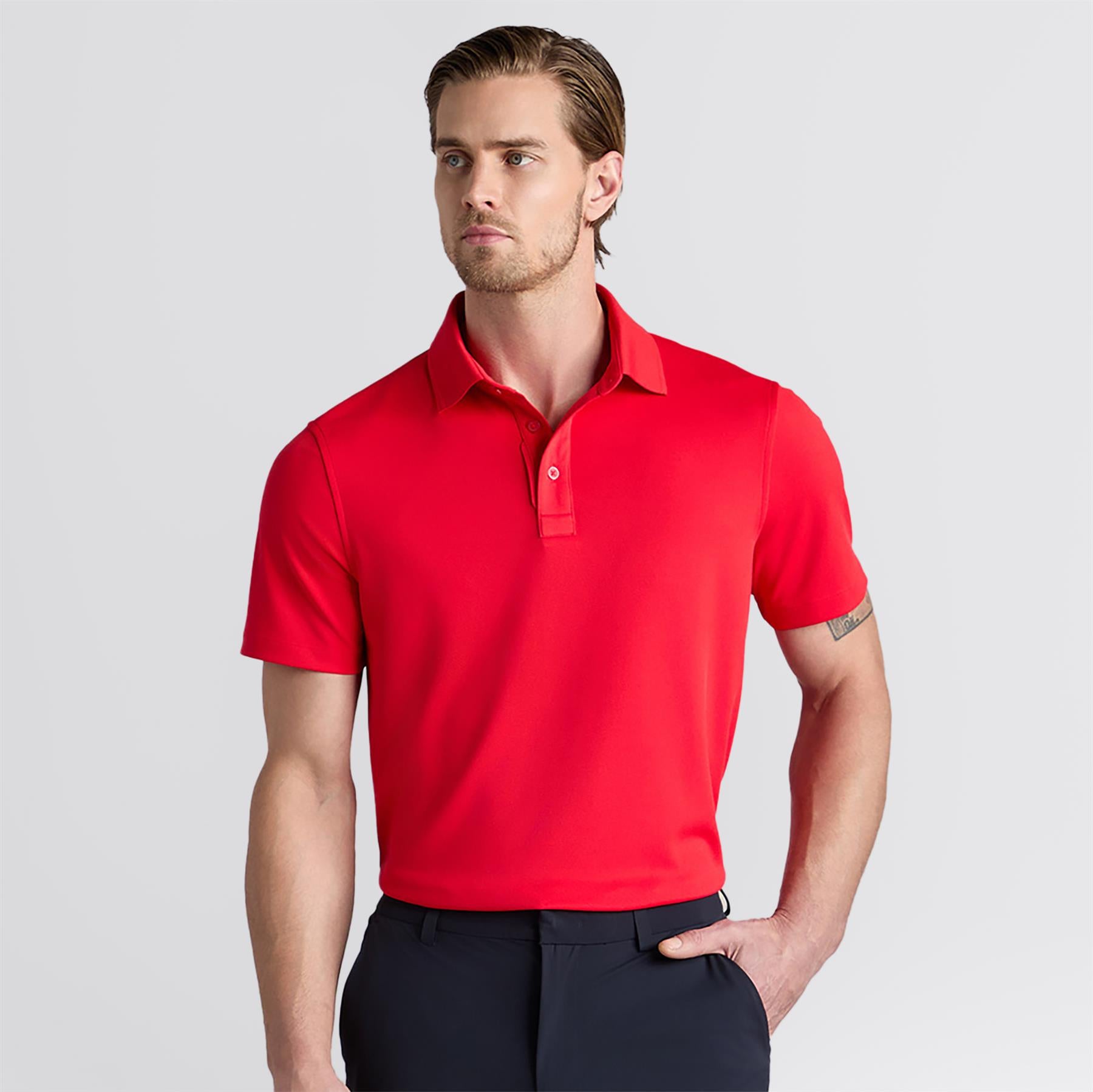 Essential Performance Pique Polo Lava