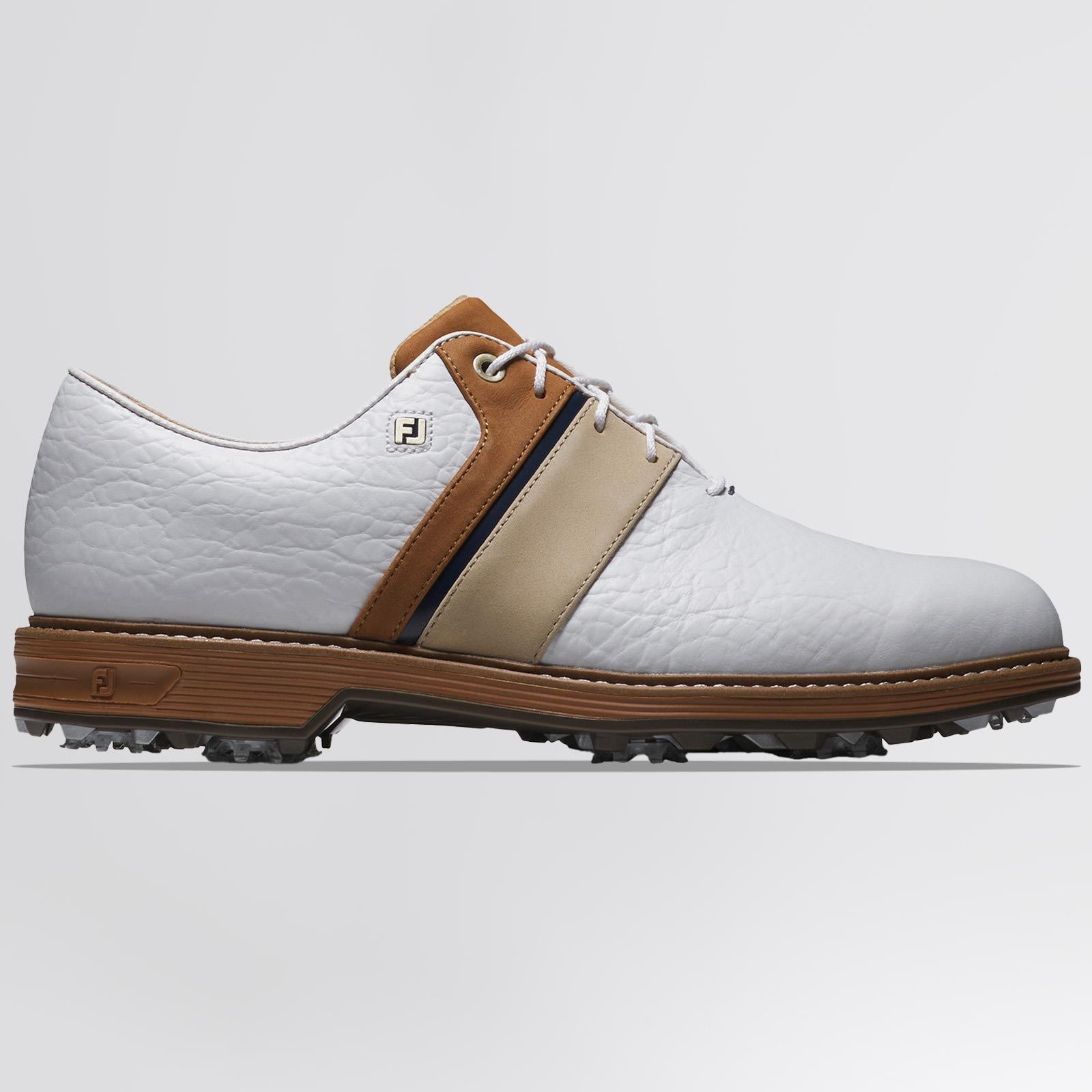 Premiere Series Packard LX Golf Shoes White/Blue/Brown
