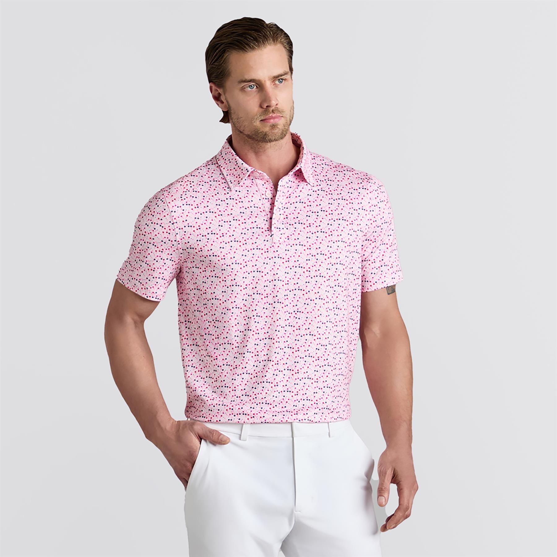 Aye Poppy Tech Jersey Polo Blush