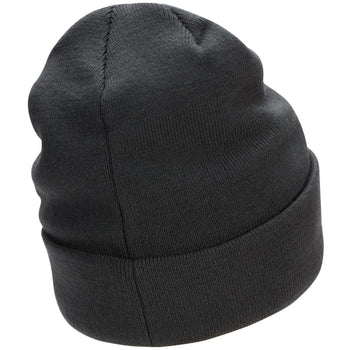 nike adults black swoosh beanie