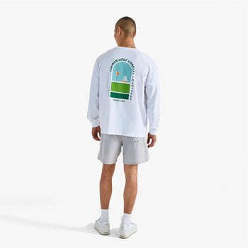 Malbon■(M)[VACATION CLUB] Marina LS T-shirt■送料込 Malbon Golf Marina LS T-Shirt White | TRENDYGOLF UK