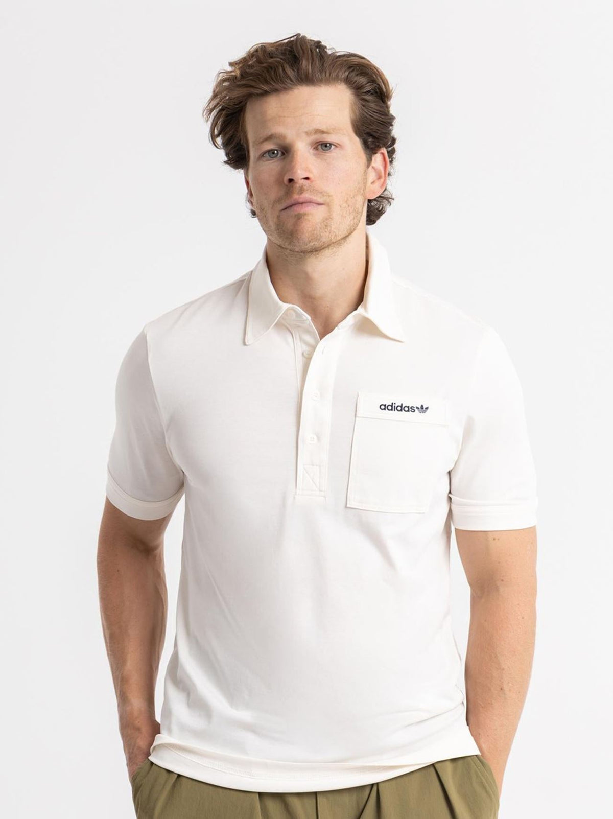 Originals Archive Pocket Polo Chalk White
