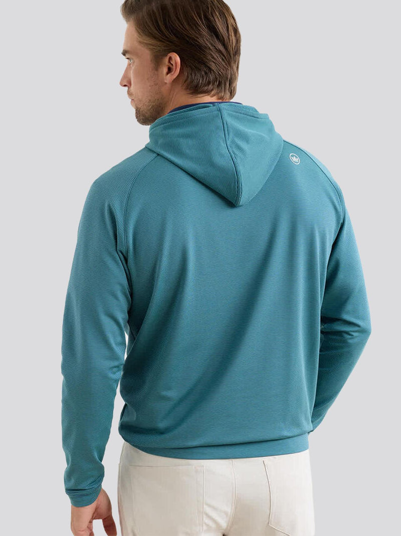 Pine Sugar Stripe Performance Hoodie Sport Navy