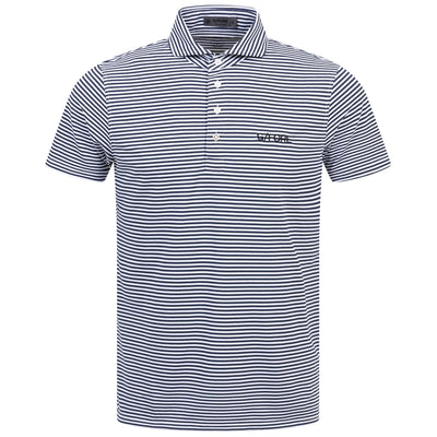 Feeder Stripe Tech Pique Embroidered Tailored Fit Polo Twilight - 2023