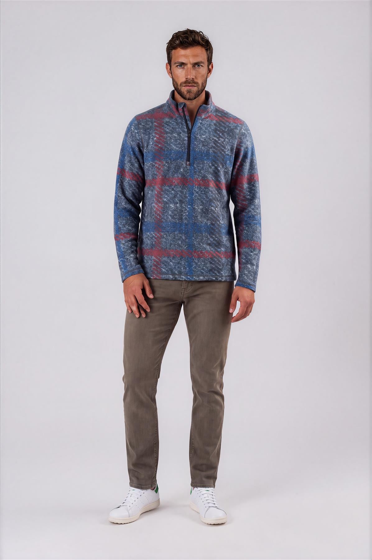 Dunbar Quarter Zip Shedd Hatch Check