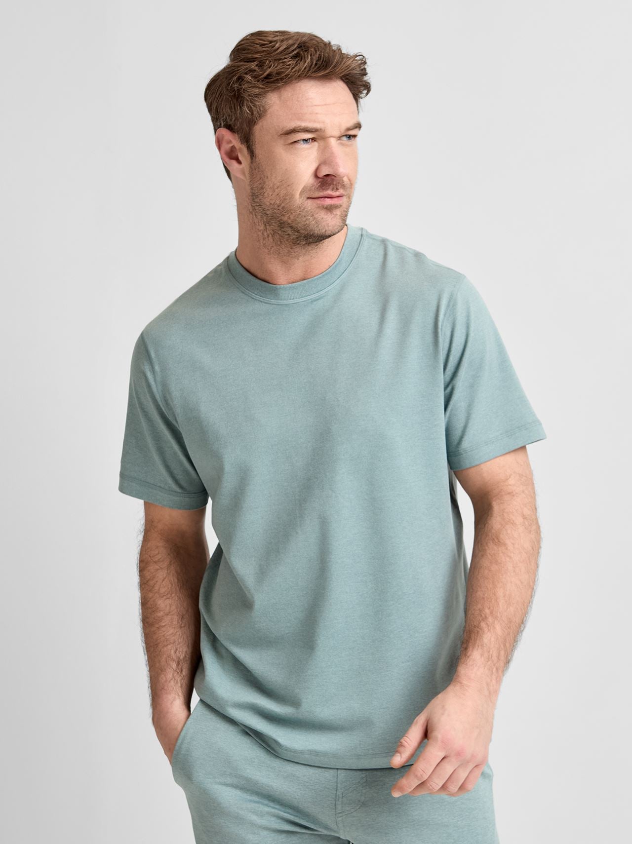 Ponto Performance Tee Misty Blue Heather
