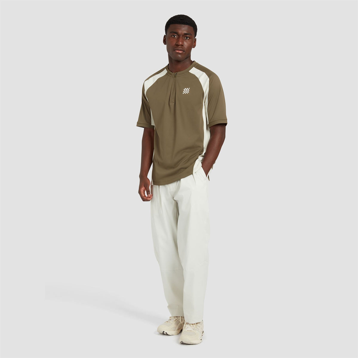 Tour Zip Polo Dark Olive