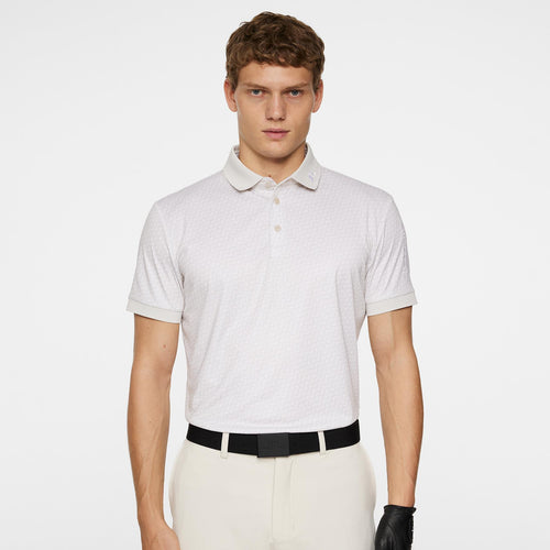 Tour Tech Print Polo Shadow Bridge Moonbeam
