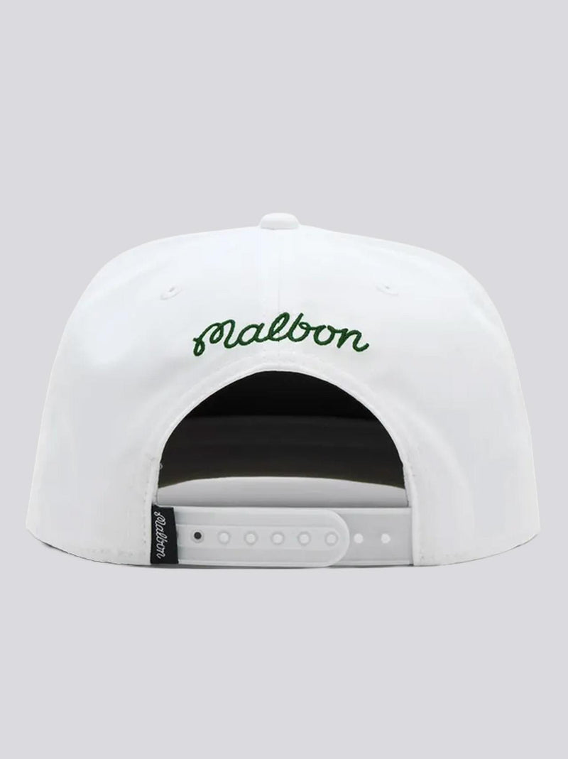 Evergreen Poly Rope 5-Panel Cap White