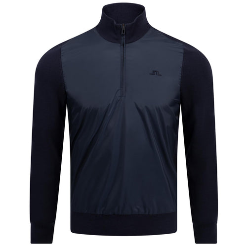 x Glenmuir Rob Quarter Zip Hybrid Jacket Navy - PS25