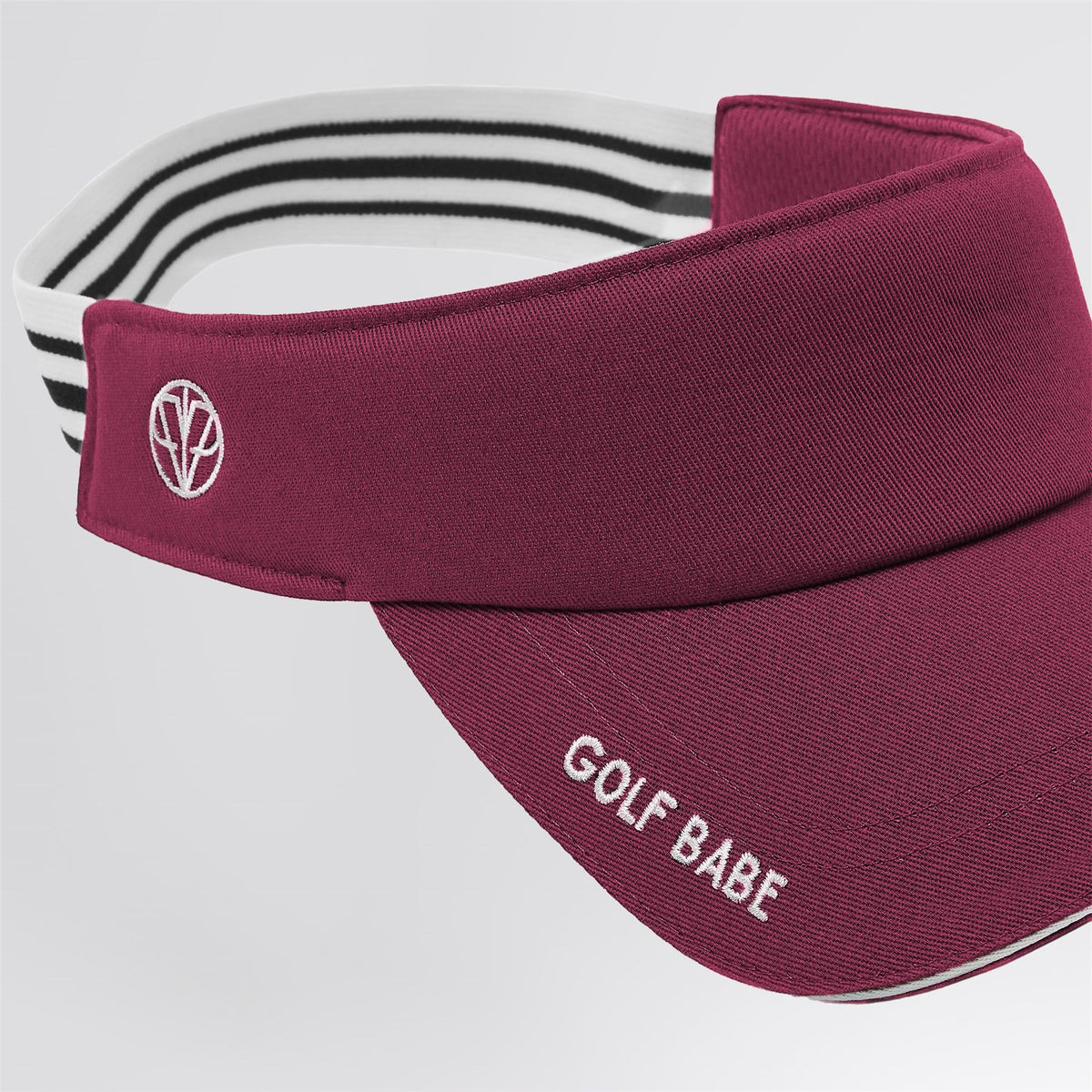 Golf Babe Visor Dark Red