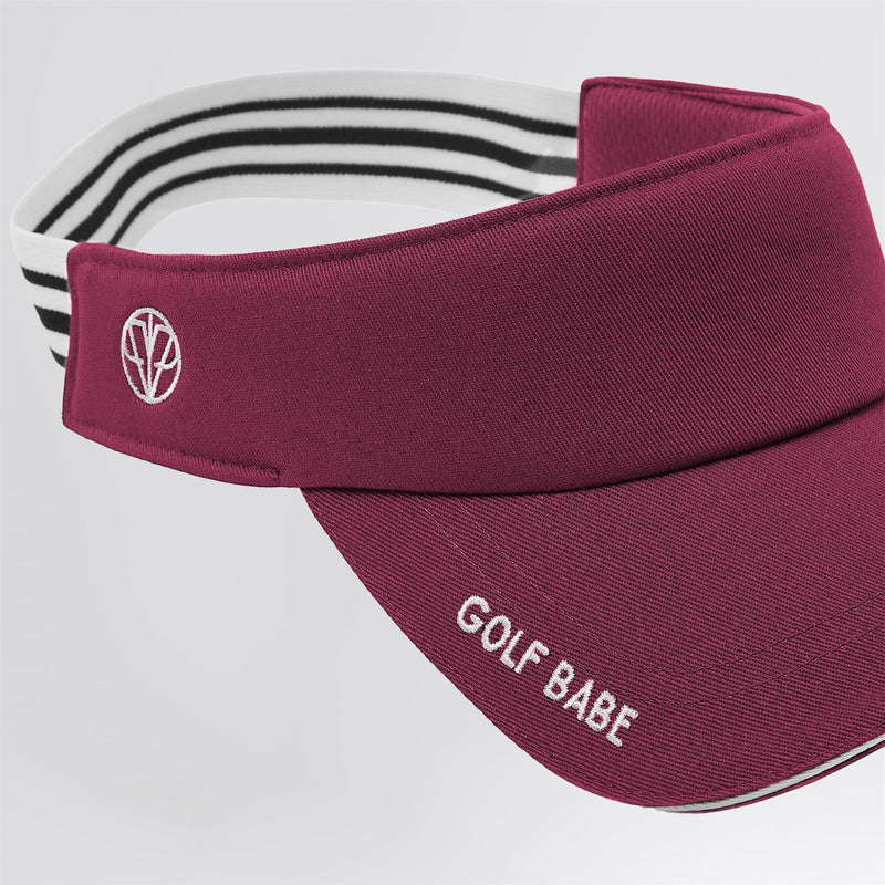 Golf Babe Visor Dark Red